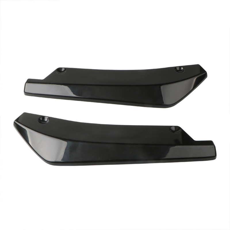 2PCS Protetor de Spoiler Difusor de Bumper Traseiro em Fibra de Carbono Universal Look/ Preto para B/Enz para B/MW para F/Ord