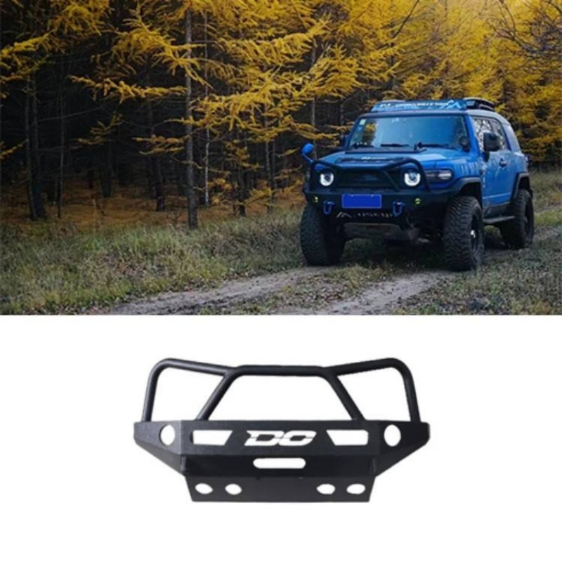 para-choque dianteiro de aço preto deluxe off-road anti-colisão para Toyota Fj Cruiser