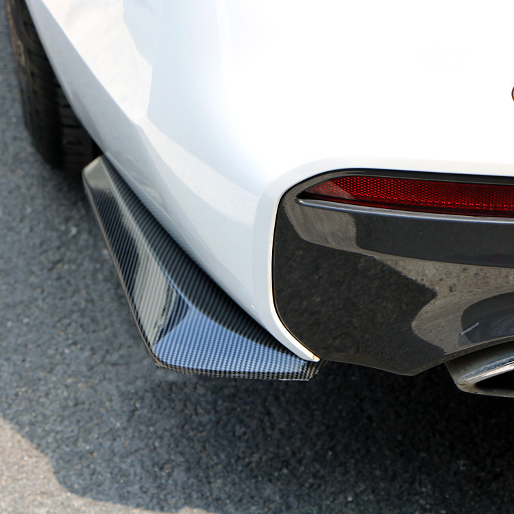 Protetor de Difusor de Para-choque Traseiro com Spoiler de Faixa de Para-choque Frontal e Traseiro Universal