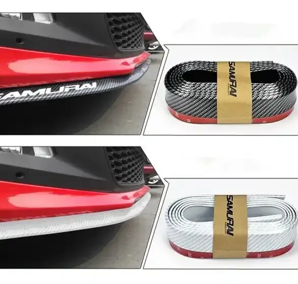 Protetor de Para-choque Frontal Universal para Carro, Spoiler, Saia de Borracha para Carro