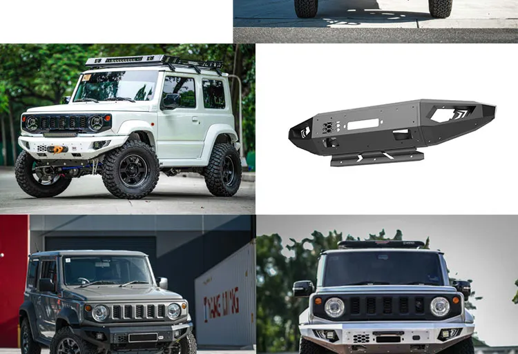 Para Todo Terreno 4X4 Carro Caminhão 3-Door/5-Door Para-choque Dianteiro de Aço para Suzuki Jimny Jb74