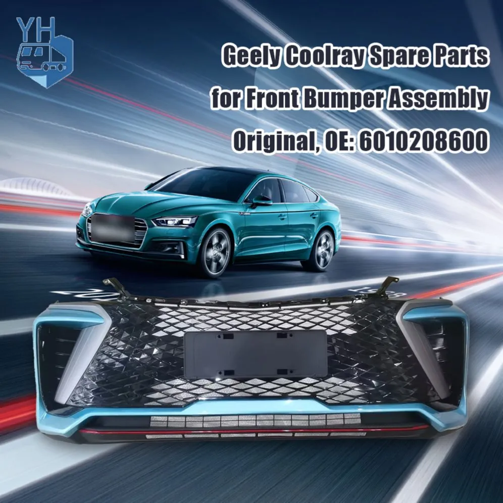 Substituição do Para-choque Frontal OEM Autêntico Geely Coolray, Código OE 6010208600