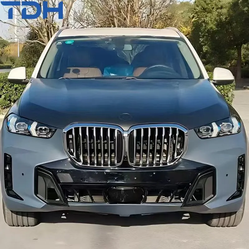 Peça de Carro Modificada Bumper de PP para 2014-2018 BMW X5 F15 Facelift para 2024 G05 Bumper M-Tech Lci com Capô de Alumínio