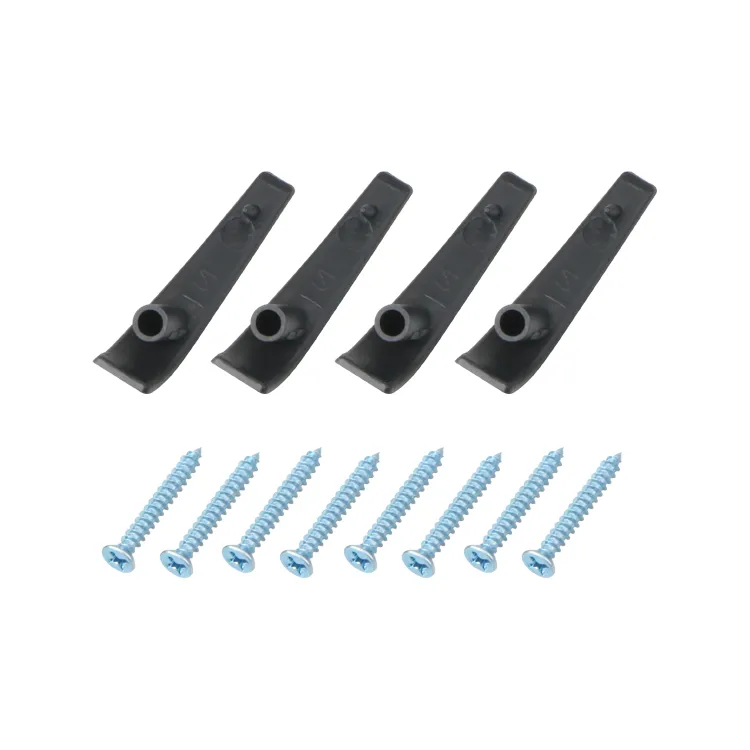 Difusor de Para-choque Traseiro Universal 4PCS Saia de Fender Lip Splitter Fim Spoiler Aparência de Fibra de Carbono Protetor de Spoiler Shark