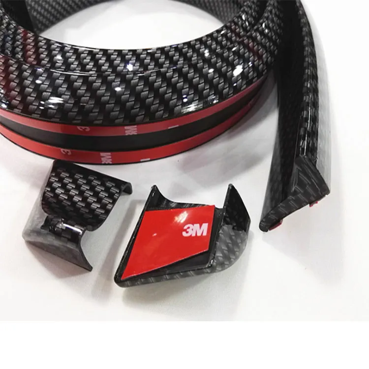 Spoiler de Porta-Malas Universal Protetor de Borracha para Bumper e Rims
