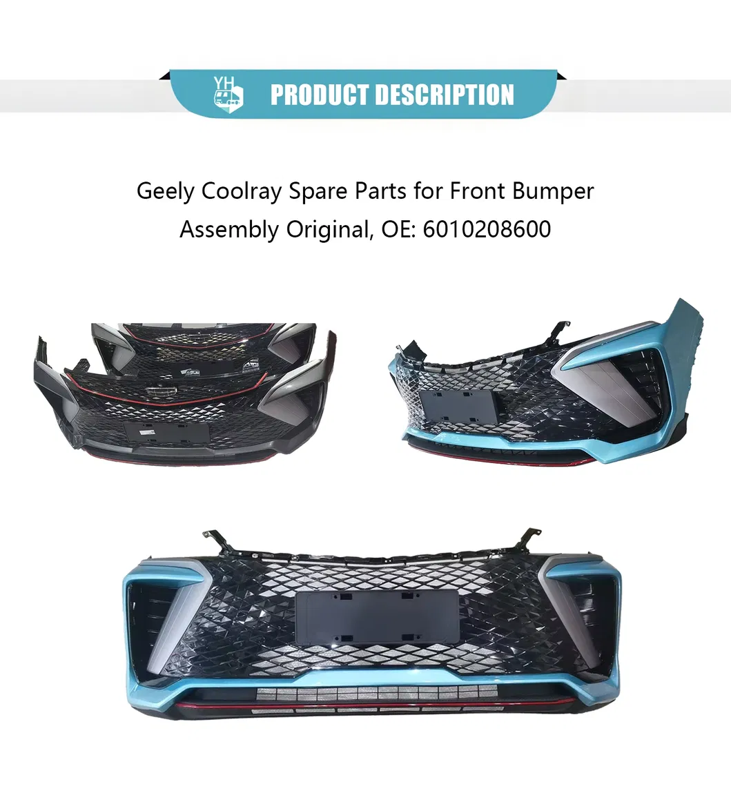 Substituição do Para-choque Frontal OEM Autêntico Geely Coolray, Código OE 6010208600