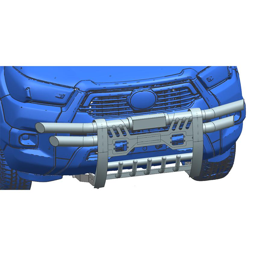 4X4 Parachoque de Aço Inoxidável para Caminhonete Auto Carro Frontal para Toyota Hilux Vigo Revo