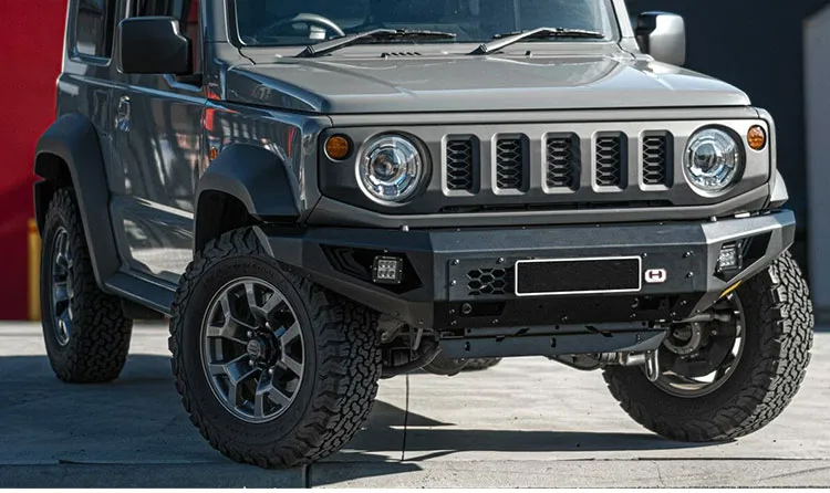 Para Todo Terreno 4X4 Carro Caminhão 3-Door/5-Door Para-choque Dianteiro de Aço para Suzuki Jimny Jb74