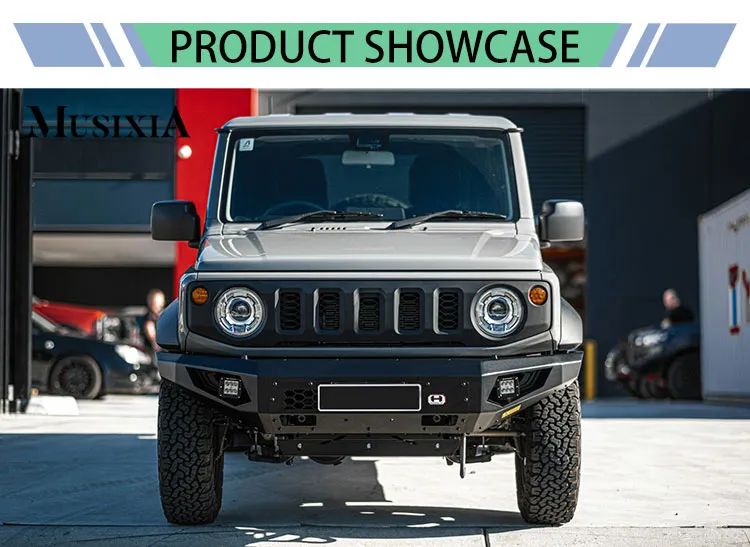 Para Todo Terreno 4X4 Carro Caminhão 3-Door/5-Door Para-choque Dianteiro de Aço para Suzuki Jimny Jb74