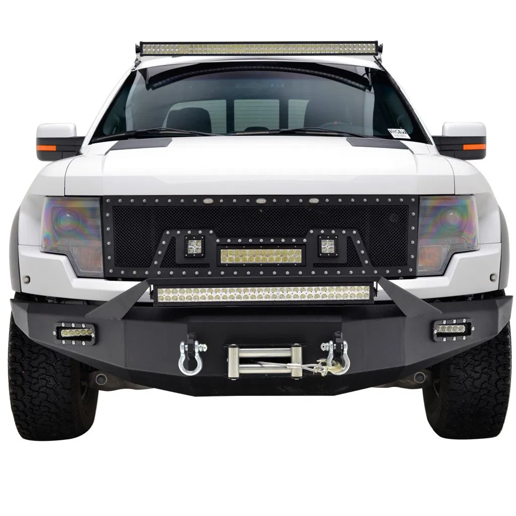 Venda Quente Parachoque Frontal Pesado para Off-Road com Luzes LED para Ford F-150 Svt Raptor de 10-15