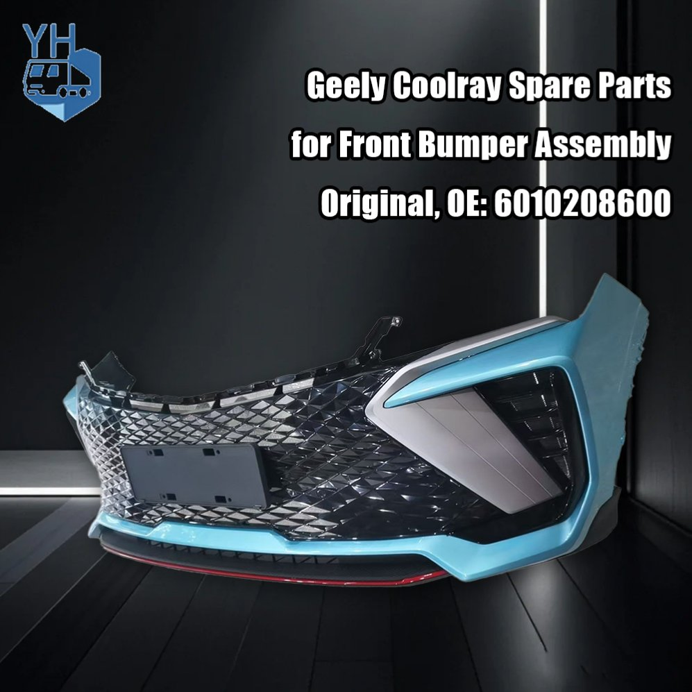 Substituição do Para-choque Frontal OEM Autêntico Geely Coolray, Código OE 6010208600