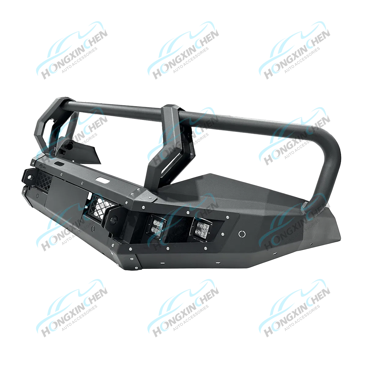 Barra Bull de Aço Inoxidável Longa Retangular para Luz LED Frontal para Bumper de Toyota Revo Pajero Navara 4X4 Carros Bumpers Np300