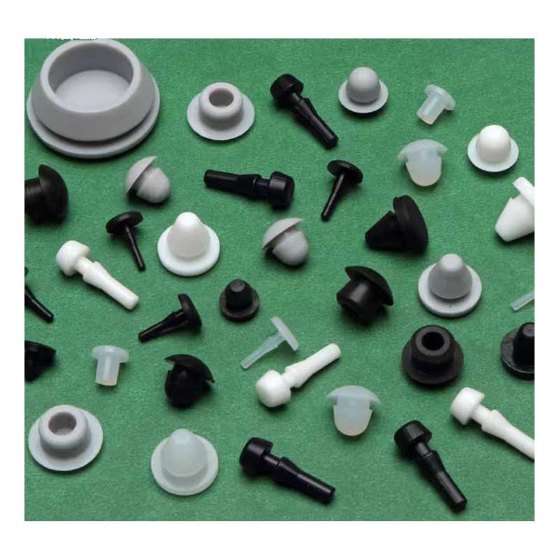 Plug de vedação de buraco em silicone, absorvedor de choque, amortecedor anti-vibração em silicone, bico de empurrar, protetor para antena de carro