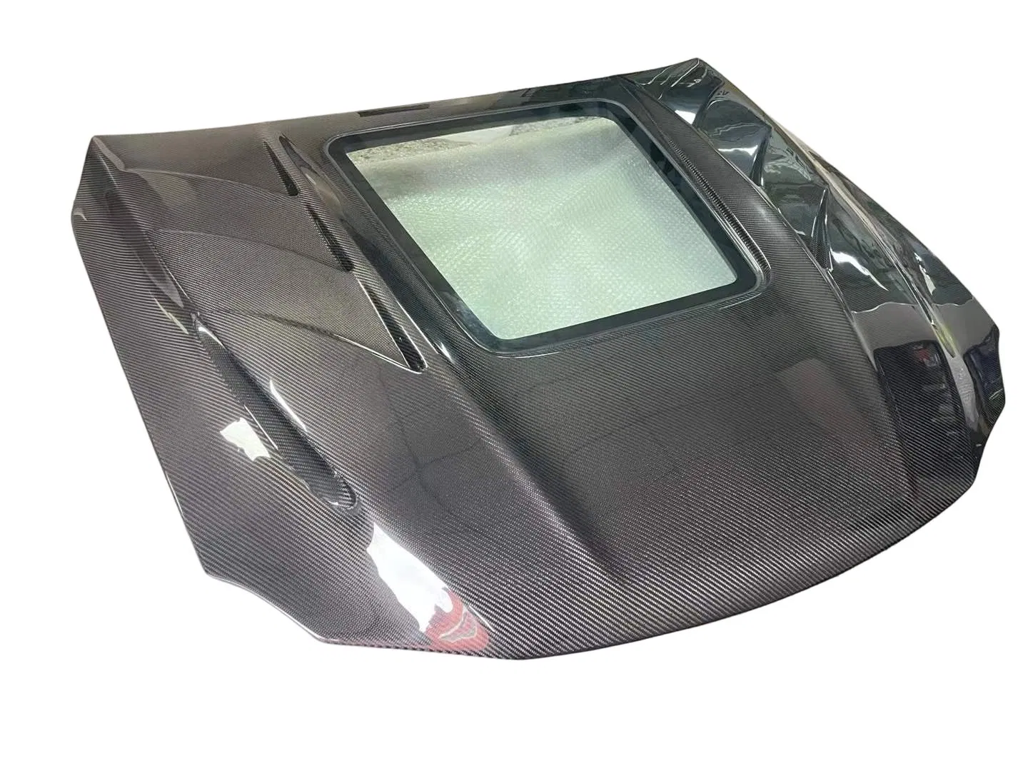 Capô de Fibra de Carbono para 2006-2012 Le Xus É Parachoque Dianteiro Spoiler Lábio Peças de Carro Scoop