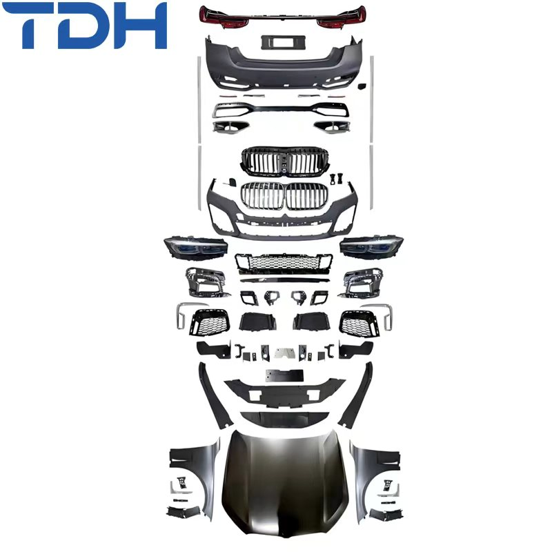 Preço de Fábrica para Para-choque de Plástico do 2009-2015 BMW 7 Série F01 F02 Facelift para 2019-2022 G12 Para-choque M-Tech com Capô de Alumínio