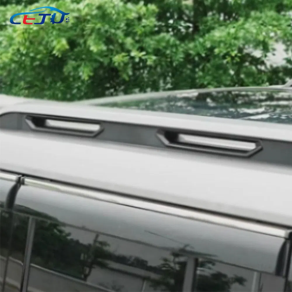 Capa de Gancho de Reboque do Para-choque Frontal Preto em Plástico ABS para Jetour Traveler T2 2023-2025
