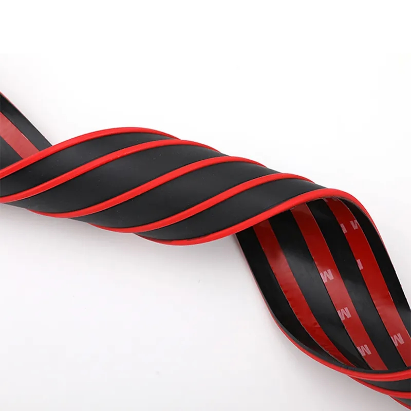 Protetor de faixa de borracha universal para para-choque traseiro de carro, fita de pedal de boas-vindas para carro