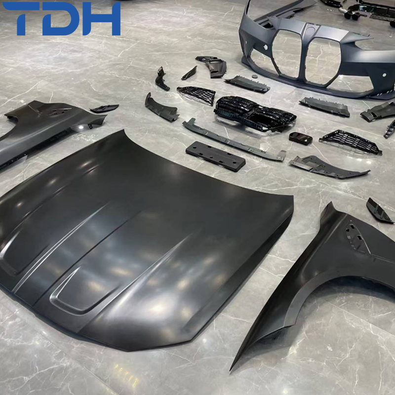 Acessórios de Carro Para Para-choque BMW 4 Série G22 Coupé Facelift para M4 Para-choque com Capô e Laterais de Alumínio