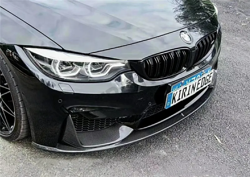 Spoiler de Para-choque Frontal Mad Style com Ângulo de Envoltório para BMW 3 Série F30 F35 2013-2019