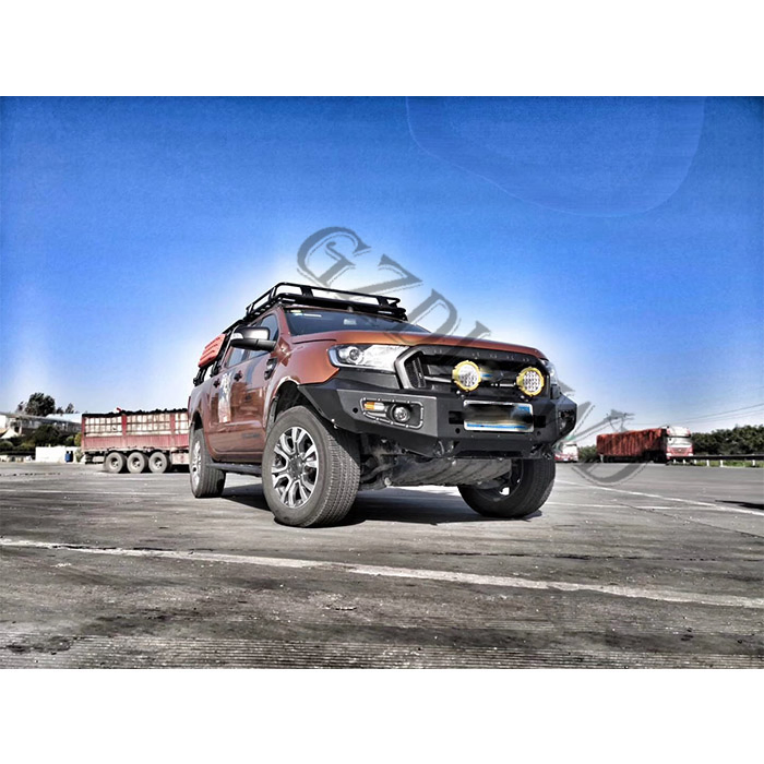 4X4 para Acessórios Off-Road Bumper Frontal de Material de Aço para Ford Ranger T7