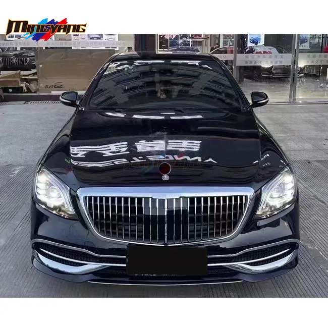 Bumpers de Design Maybach em Plástico PP 2014-2019 para Mercedes Benz Classe S W222 Kit de Carro