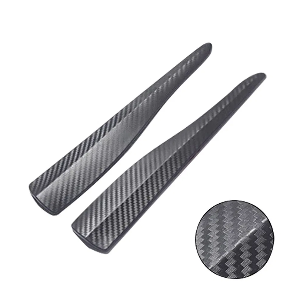 Faixa Anticolisão em Fibra de Carbono Preto Protetor de Borracha para Para-choque Dianteiro Carro Protetor de Porta em PVC