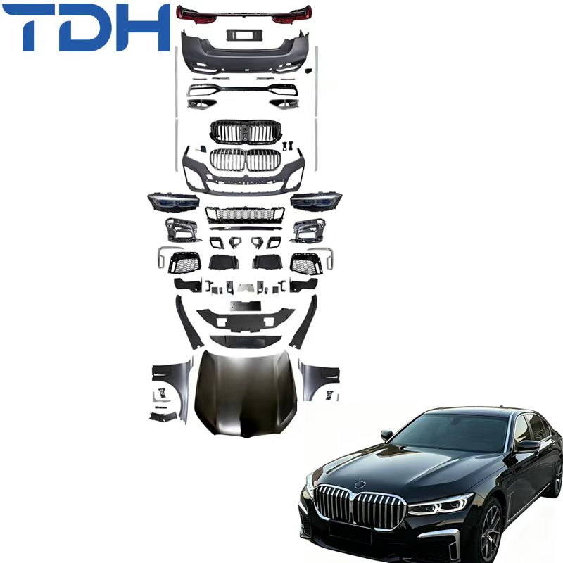 Preço de Fábrica para Para-choque de Plástico do 2009-2015 BMW 7 Série F01 F02 Facelift para 2019-2022 G12 Para-choque M-Tech com Capô de Alumínio