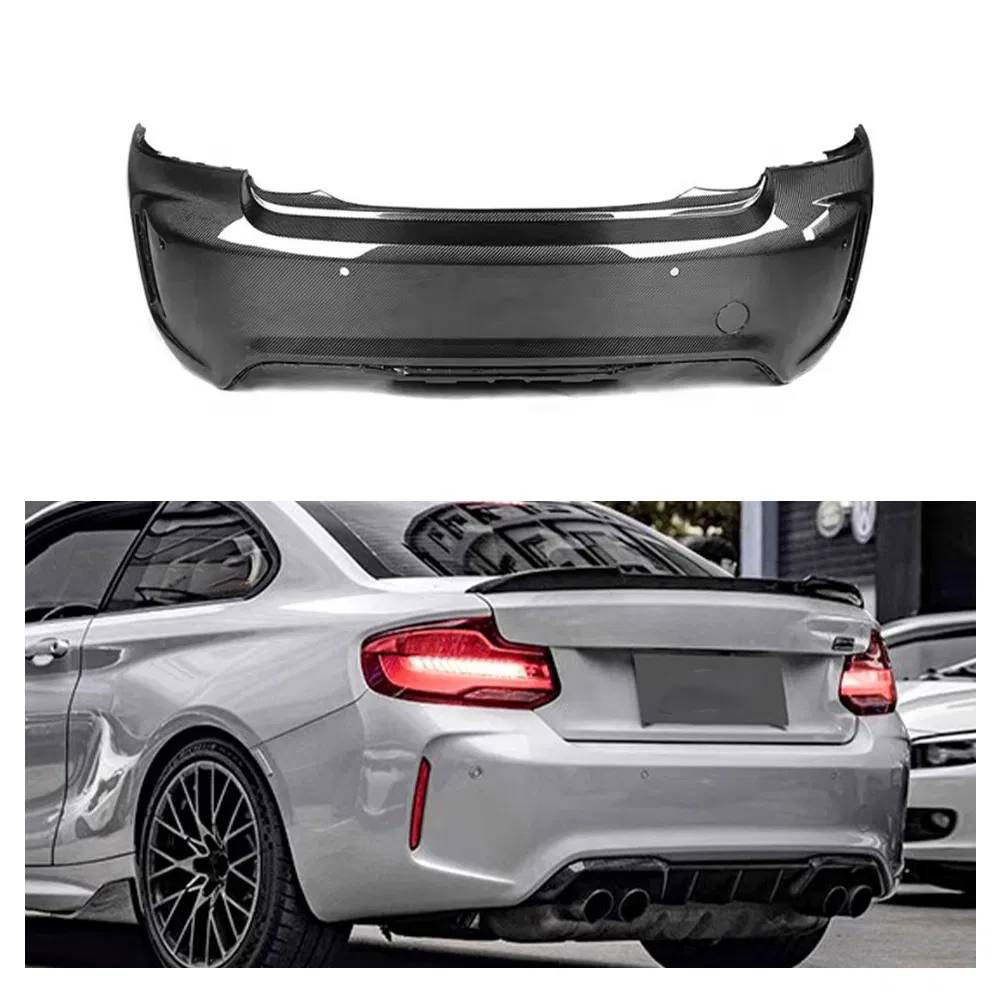 F87 Peças de Carro em Fibra de Carbono Seco para o Para-choque Traseiro da BMW M2/M2c F87 2014-2021 Para-choque Traseiro do Kit de Carroceria