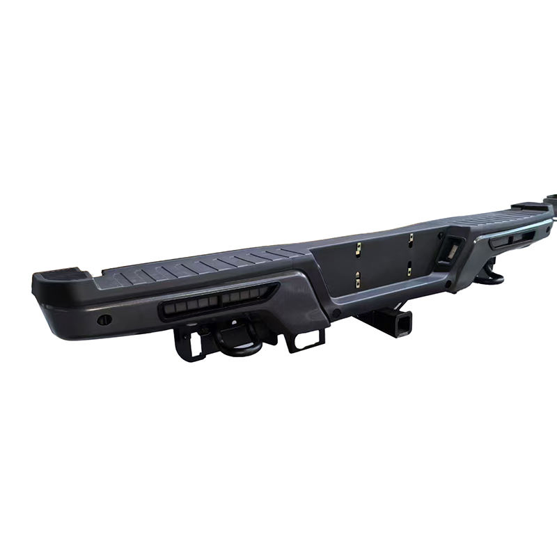 Bumper Traseiro de Aço para Off-Road com Abertura para Sensor e Gancho de Reboque para Ford F150