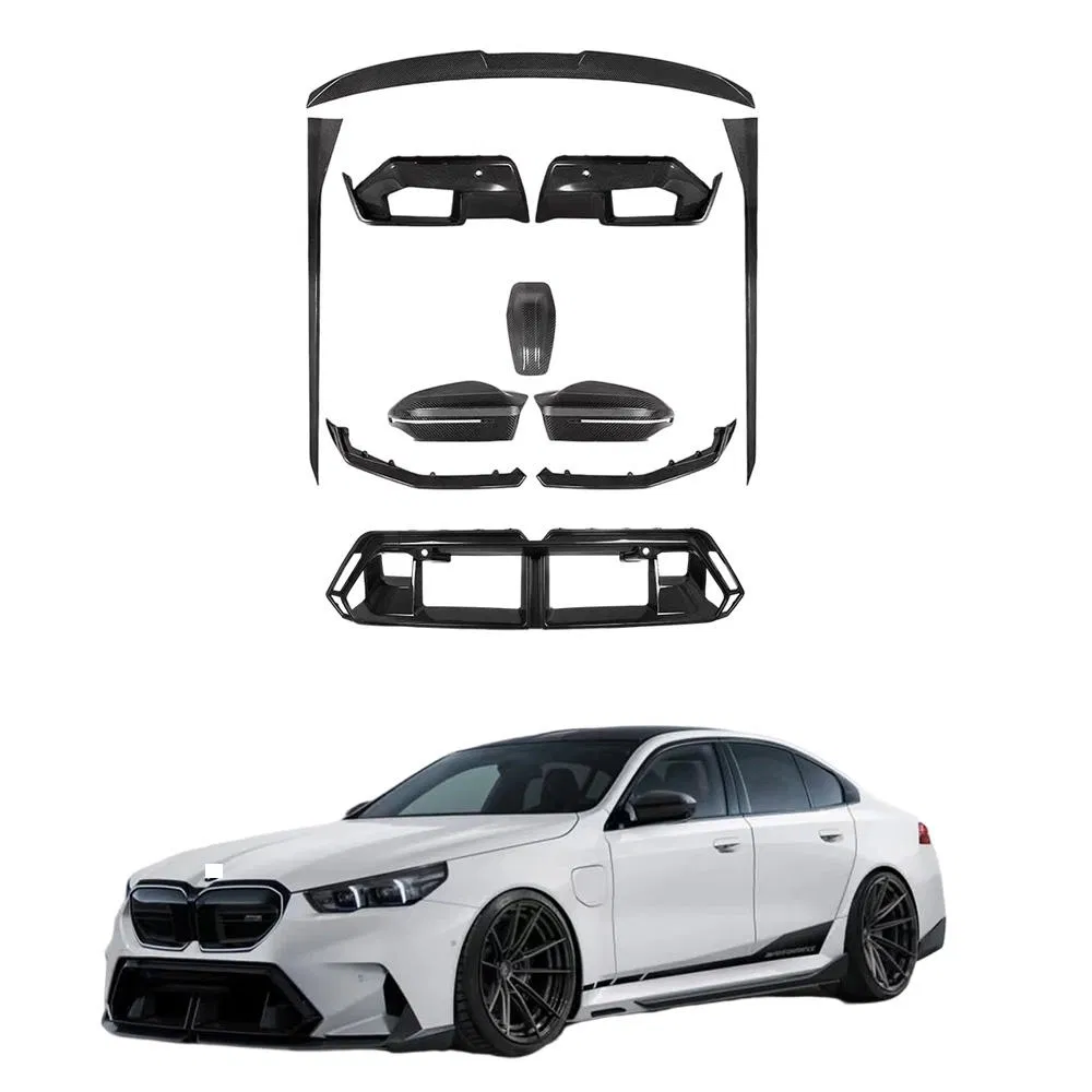 Novo Kit de Carroceria em Fibra de Carbono Seco M Sport Performance para M5 G90 G99 Estilo MP 2024-2025 Para-choques