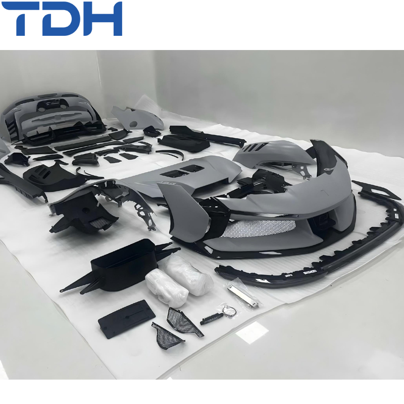Para-choque de Carbono Seco de Alta Qualidade para Ferrari Sf90 Facelift para Sf90xx Para-choque Frontal Rar Para-choque com Peças de Carbone Fiber