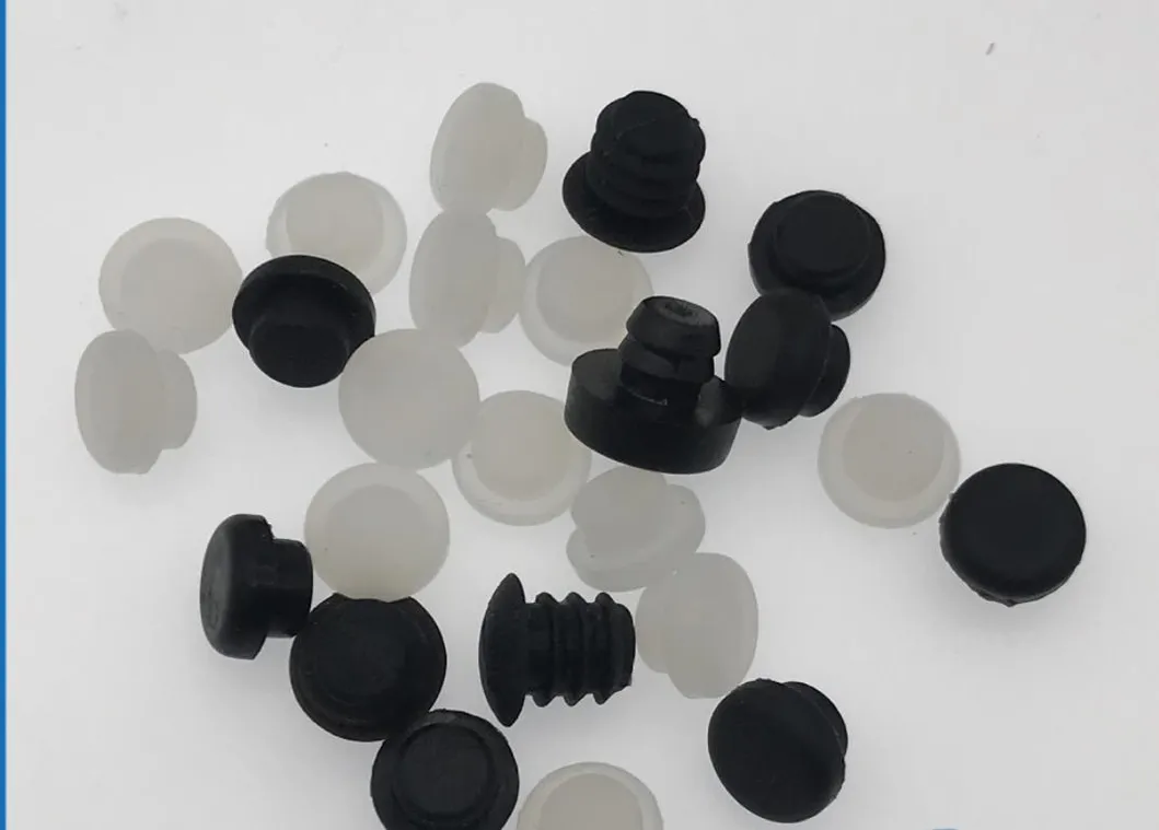 Plug de vedação de buraco em silicone, absorvedor de choque, amortecedor anti-vibração em silicone, bico de empurrar, protetor para antena de carro