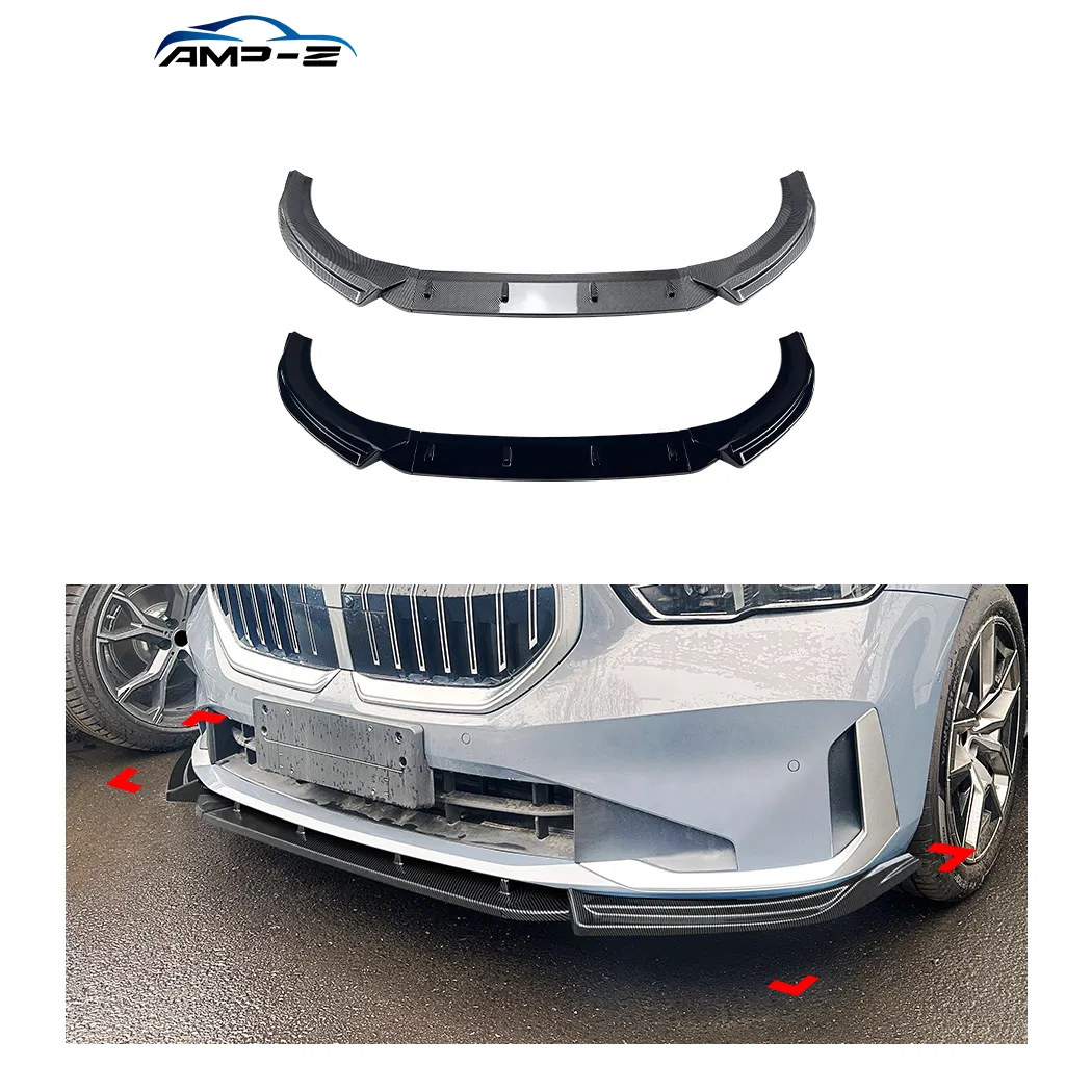 G60 Lábio do Para-choque Frontal Spoiler Frontal para BMW 5 Série G60 G61 2024+ Kit de Carroceria