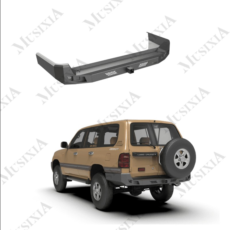 Bumper Traseiro de Aço para Off-Road 4X4 para Toyota Land Cruiser LC100