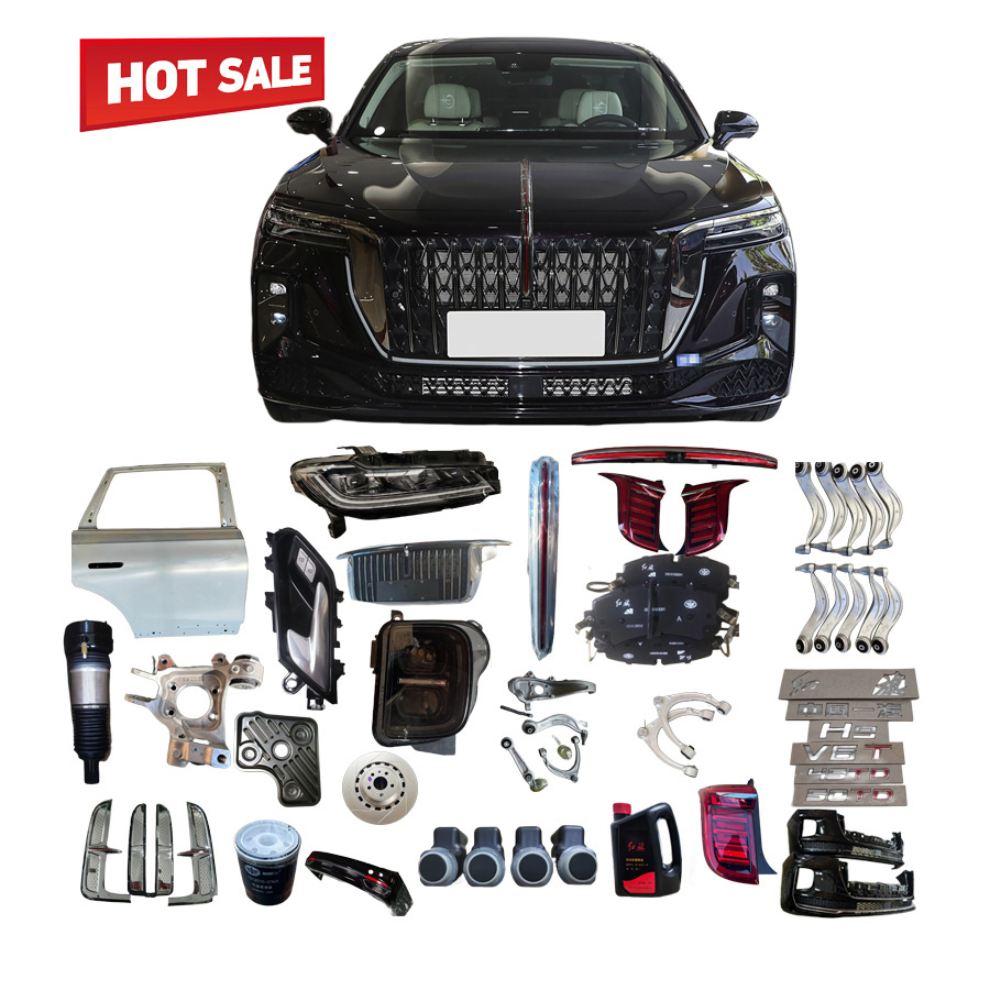 Substituição OEM Peças de Reposição Originais de Fábrica Carro Hongqi H9 Conjunto de Para-choque Dianteiro Traseiro Peças de Reposição em Estoque