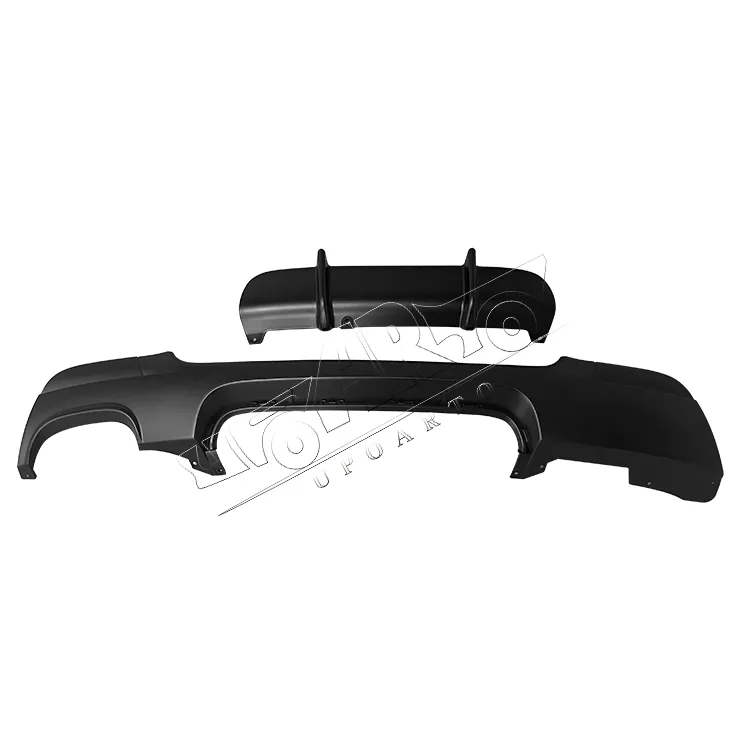 Lábio do Para-choque Traseiro em Fibra de Carbono de Plástico ABS M-Performance para BMW 3 Série E92 Coupé 2007-2013