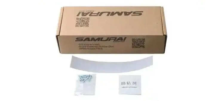 Protetor de Bumper de Borracha Macia Universal Samurai para Porta do Carro Kit de Exterior da Carroceria