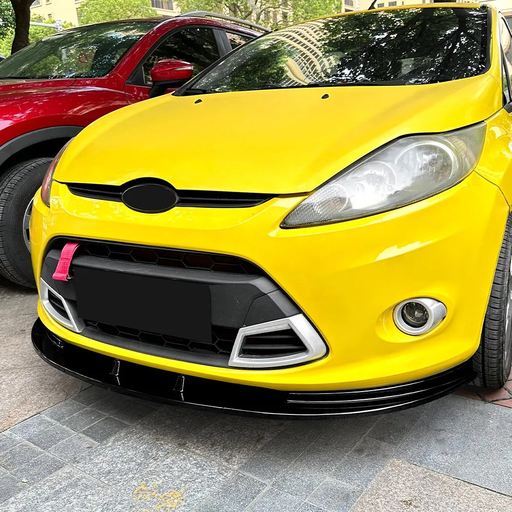 Spoiler de lábio dianteiro Carbon Black para Ford Fiesta Mk7 2008-2012 Acessórios para Carro