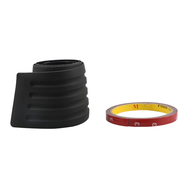Protetor de Soleira de Porta de Borracha Universal para Carro 104X9cm Molduras de Pad de Acabamento para Para-choque Traseiro de Carro