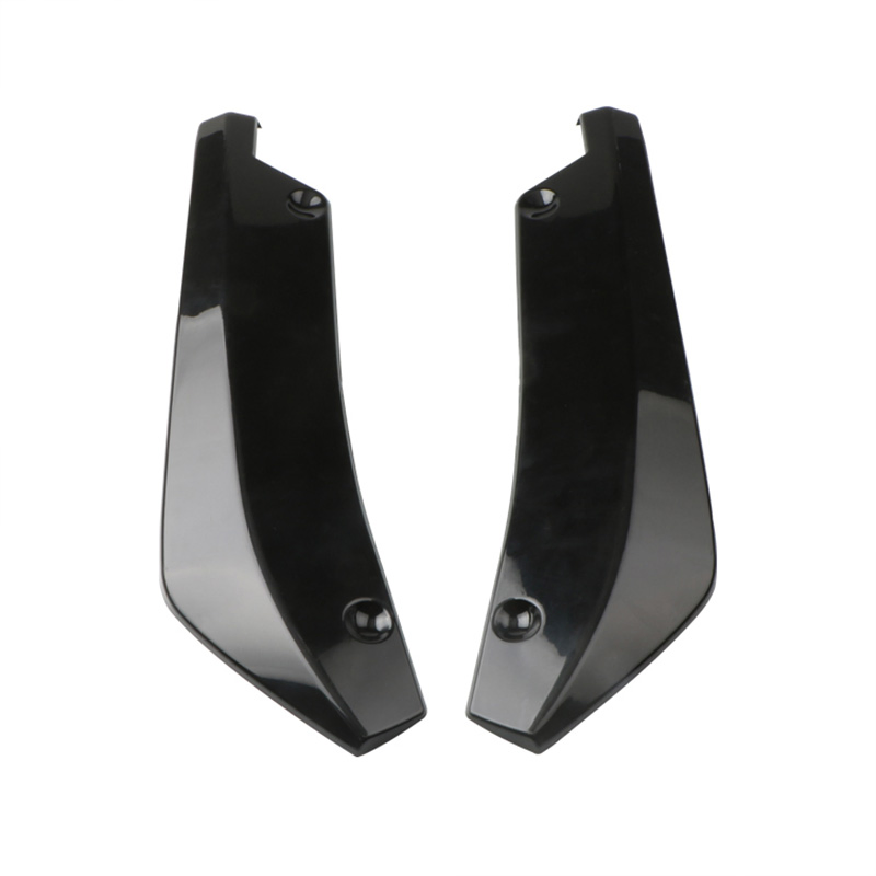2PCS Protetor de Spoiler Difusor de Bumper Traseiro em Fibra de Carbono Universal Look/ Preto para B/Enz para B/MW para F/Ord