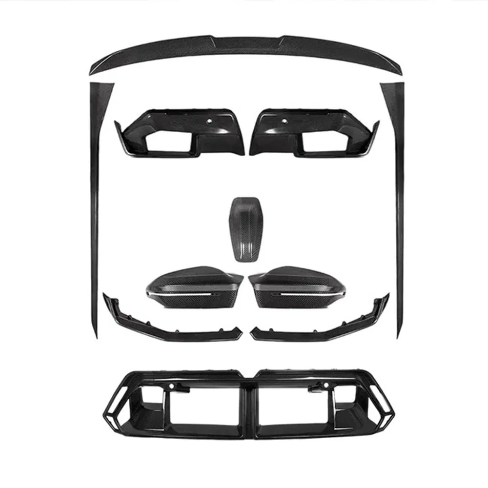 Novo Kit de Carroceria em Fibra de Carbono Seco M Sport Performance para M5 G90 G99 Estilo MP 2024-2025 Para-choques