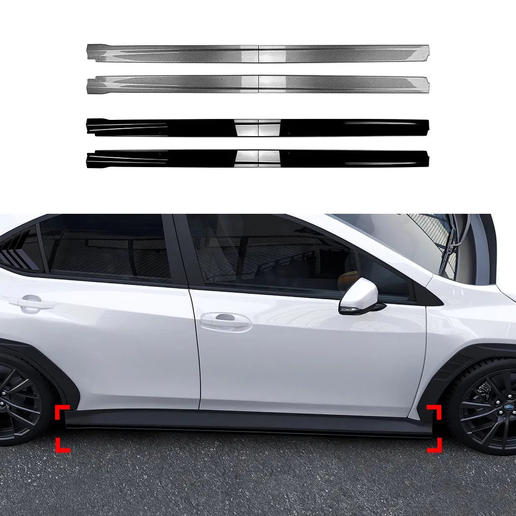 Skirts laterais Wrx Sti, lábio do para-choque dianteiro, spoiler traseiro, difusor traseiro para Subaru Wrx Sti Vb 2020+ Acessórios para carro