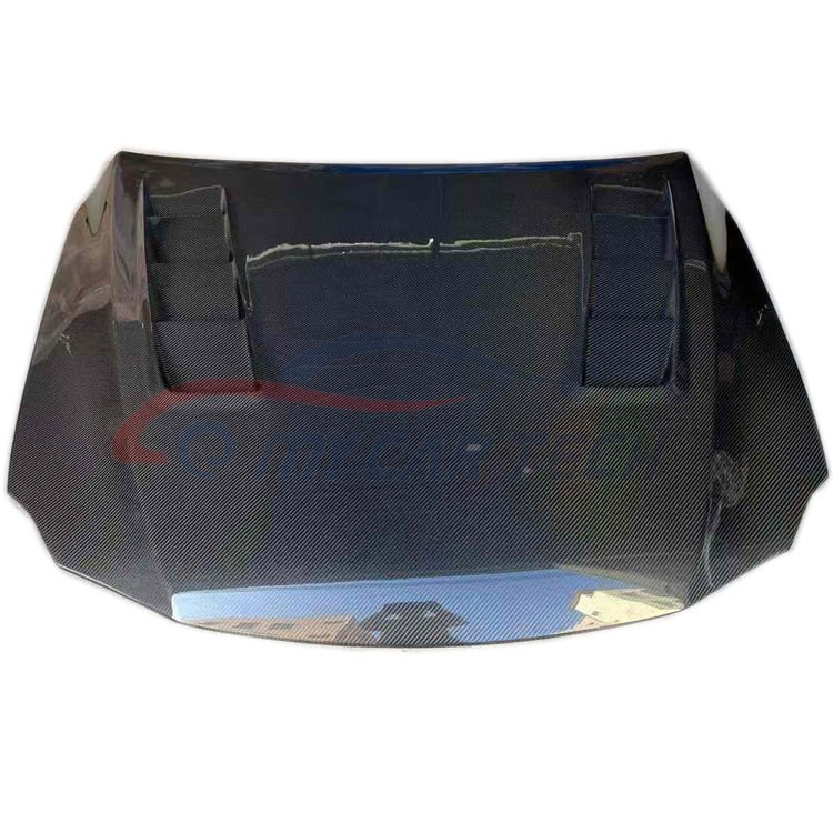 Capô de Fibra de Carbono para 2006-2012 Le Xus É Parachoque Dianteiro Spoiler Lábio Peças de Carro Scoop
