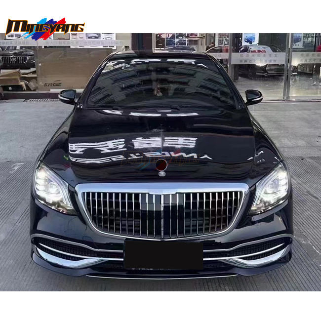 Bumpers de Design Maybach em Plástico PP 2014-2019 para Mercedes Benz Classe S W222 Kit de Carro