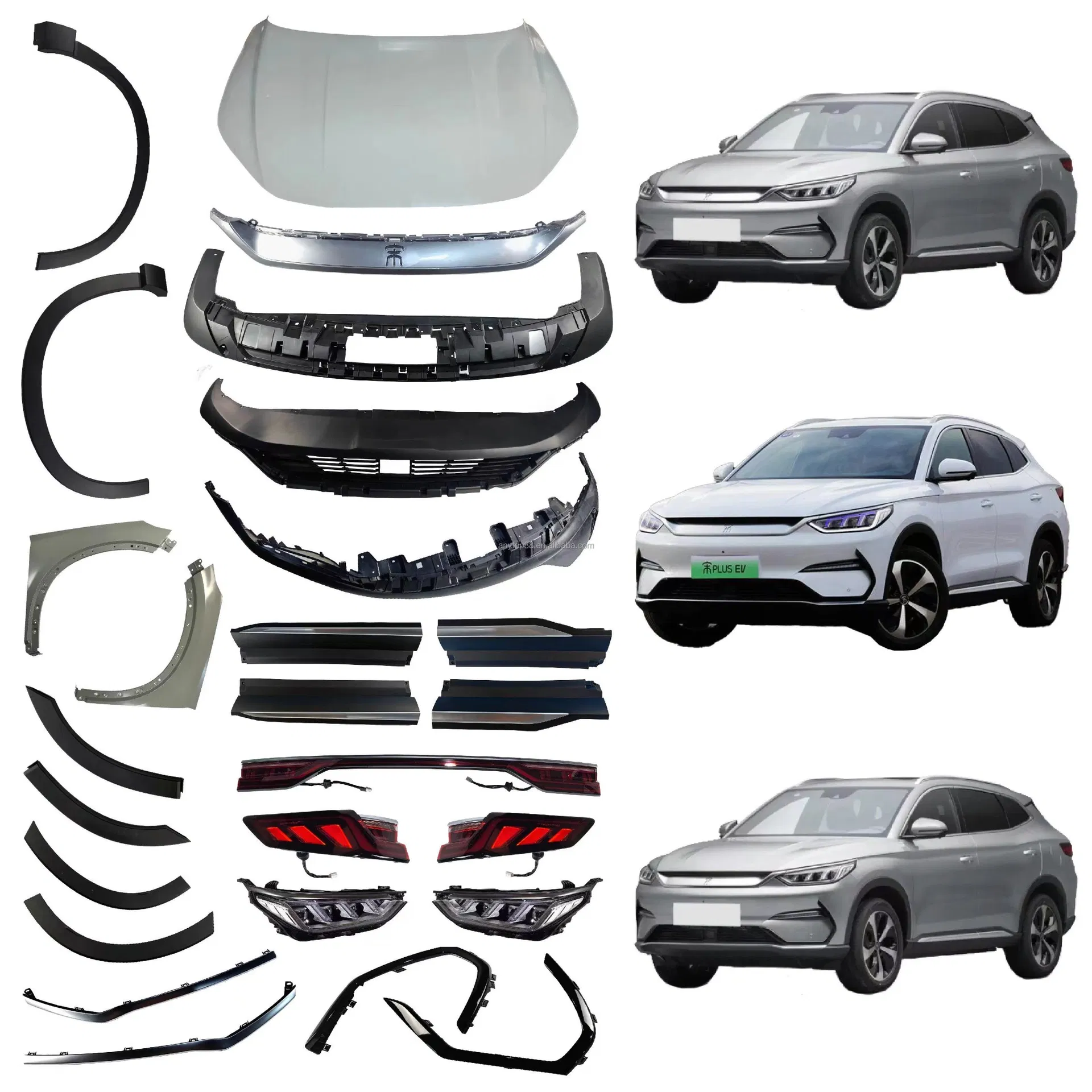 Peças de reposição de alta qualidade para o para-choque dianteiro inferior da marca original genuína OEM para Byd Song Plus