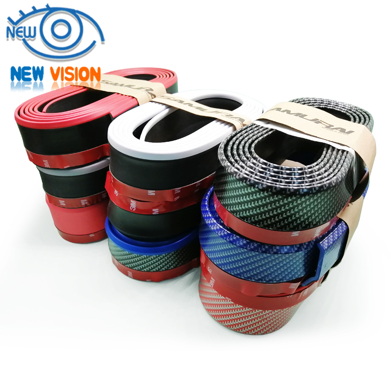 Venda Quente Flexível Protetor de Bumper Samurai de Borracha para Decoração de Borda Frontal para Qualquer Carro