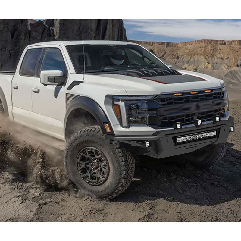 Bumper Frontal de Aço Anticolisão Robusto para Off-Road para Ford Raptor F150