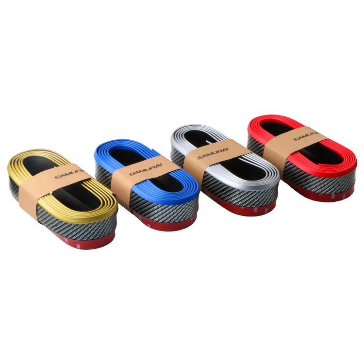Protetor de Bumper de Borracha Macia Universal Samurai para Porta do Carro Kit de Exterior da Carroceria