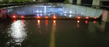 Latest actual water retaining case of Junli automatic flood gate in 2024