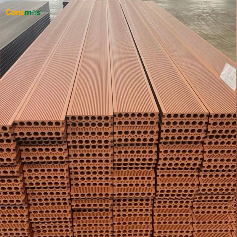 25mm Free Sample Anti-Slip Outdoor 3D Embossed Wood Plastic Composite WPC Decking for Swimming Pool
